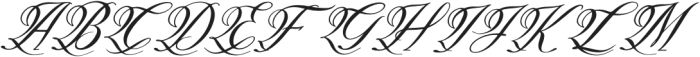 Mellyani Rojalty Italic otf (400) Font UPPERCASE