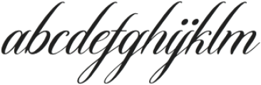 Mellyani Rojalty Italic otf (400) Font LOWERCASE