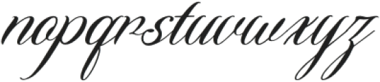 Mellyani Rojalty Italic otf (400) Font LOWERCASE