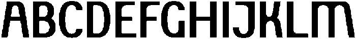 Melnofa Regular otf (400) Font UPPERCASE