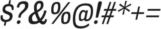Meloche Regular Italic otf (400) Font OTHER CHARS