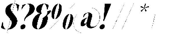 Melocity Italic otf (400) Font OTHER CHARS