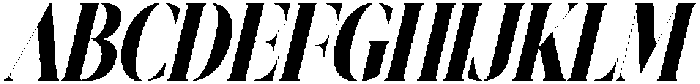 Melocity Italic otf (400) Font UPPERCASE