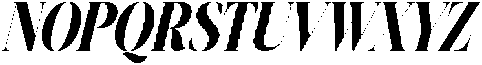 Melocity Italic otf (400) Font UPPERCASE