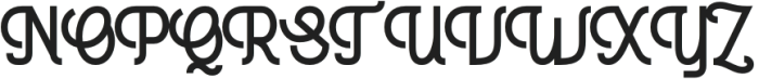 Melodean Regular otf (400) Font UPPERCASE