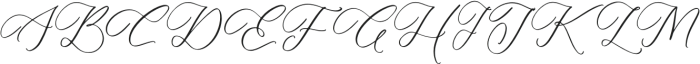 Melodic Banthera otf (400) Font UPPERCASE