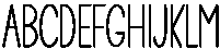 Melodic Relaxing Regular otf (400) Font UPPERCASE