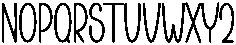 Melodic Relaxing Regular otf (400) Font UPPERCASE