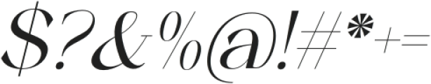 Melodies Constellation Serif Italic otf (400) Font OTHER CHARS