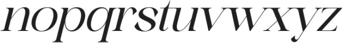 Melodies Constellation Serif Italic otf (400) Font LOWERCASE