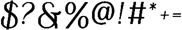 Melodina Regular otf (400) Font OTHER CHARS