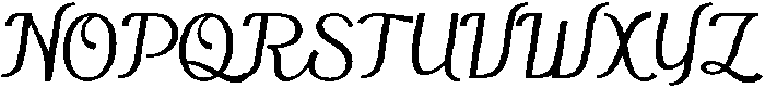 Melodina Regular otf (400) Font UPPERCASE