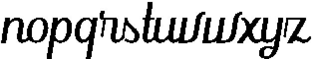 Melodina Regular otf (400) Font LOWERCASE