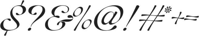 Melodine Regular otf (400) Font OTHER CHARS