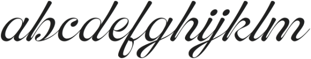 Melodine Regular otf (400) Font LOWERCASE