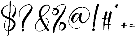 Melody Regular otf (400) Font OTHER CHARS
