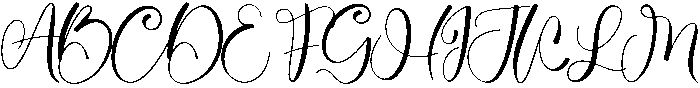 Melody Regular otf (400) Font UPPERCASE