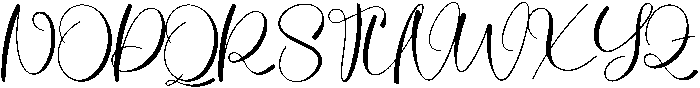 Melody Regular otf (400) Font UPPERCASE