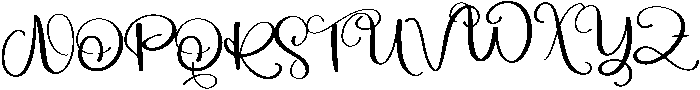 Melody Regular otf (400) Font UPPERCASE