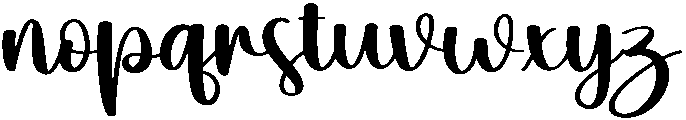 Melody Regular otf (400) Font LOWERCASE