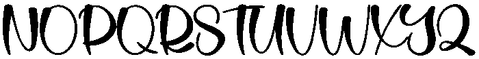 Melody Regular otf (400) Font UPPERCASE