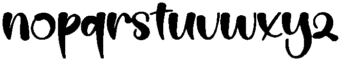 Melody Regular otf (400) Font LOWERCASE