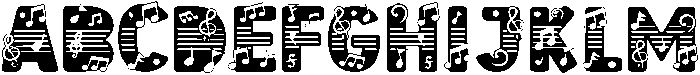 Melody Regular otf (400) Font UPPERCASE