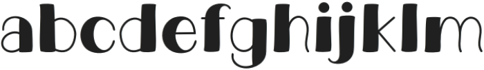 Melody Road Regular otf (400) Font LOWERCASE