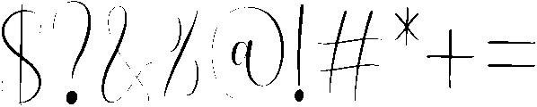 Melody otf (400) Font OTHER CHARS