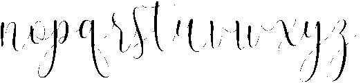 Melody otf (400) Font LOWERCASE