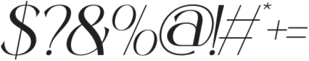 MelodyDream-Italic otf (400) Font OTHER CHARS