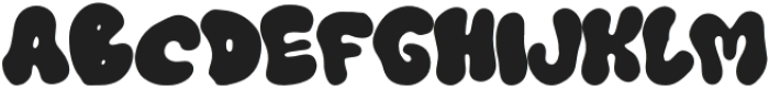 MelonBubblefont Regular otf (400) Font UPPERCASE