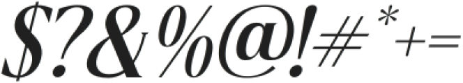 Melondy Italic otf (400) Font OTHER CHARS