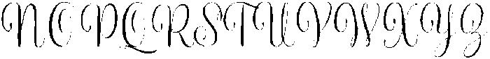 Melorine-Regular otf (400) Font UPPERCASE