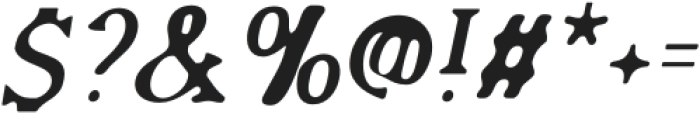 MelrinBlur-Italic otf (400) Font OTHER CHARS