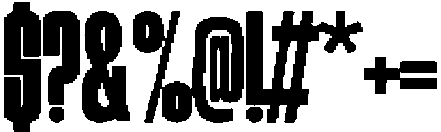 Meltdown Regular otf (400) Font OTHER CHARS
