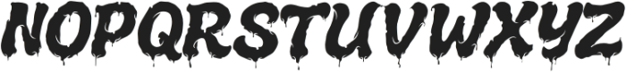 Melted Brain otf (400) Font UPPERCASE