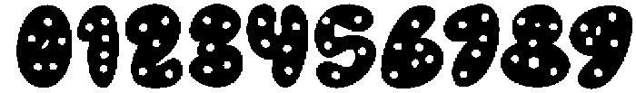 Melted Donuts otf (400) Font OTHER CHARS