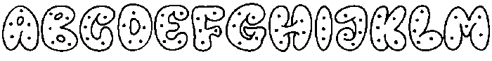 Melted Donuts otf (400) Font UPPERCASE