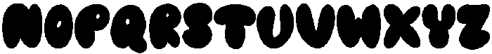 Melted Donuts otf (400) Font LOWERCASE