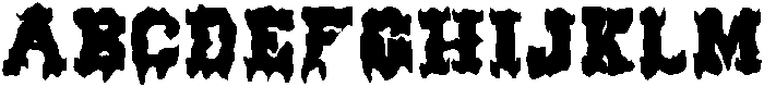 Melted Scholar otf (400) Font UPPERCASE