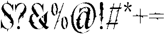 Melted Stigma Regular otf (400) Font OTHER CHARS