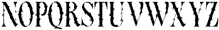 Melted Stigma Regular otf (400) Font UPPERCASE