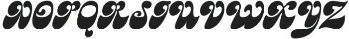 Meltigo Italic otf (400) Font UPPERCASE