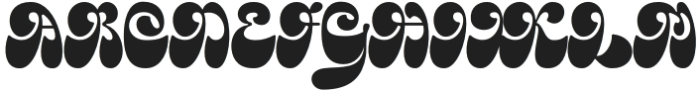 Meltigo Regular otf (400) Font UPPERCASE