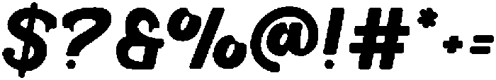 Meltily otf (400) Font OTHER CHARS