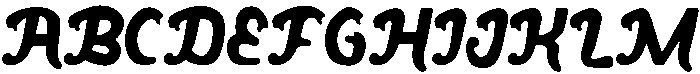 Meltily otf (400) Font UPPERCASE