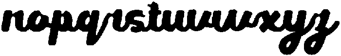 Meltily otf (400) Font LOWERCASE