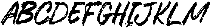 Melting Brushes otf (400) Font UPPERCASE