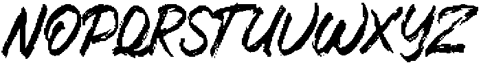 Melting Brushes otf (400) Font UPPERCASE